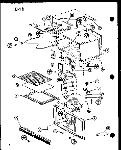 Section 2 Diagram and Parts List for RMC-30 P76255-1M Amana Microwave