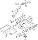 INTERNAL CONTROLS Diagram and Parts List for L6892VVV  Norge Range