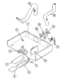 Part Location Diagram of 71002904 Whirlpool Door Light Switch