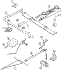 Part Location Diagram of 4006F150-51 Whirlpool NLABOX, AIR TUBE