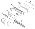 Part Location Diagram of 74001454 Whirlpool NLABRACKET, CLOCK