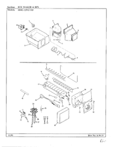 Part Location Diagram of 68782-7 Whirlpool Insert, i/d bin