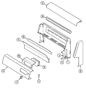 Part Location Diagram of 74002036 Whirlpool END CAP (LTBLK)