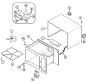 BASE Diagram and Parts List for DMS46KG-10T  Maytag Microwave