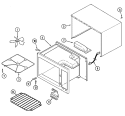 BASE Diagram and Parts List for DM46KG-15T-R  Maytag Microwave