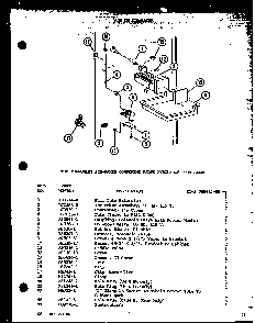 Add On Ice-maker Diagram and Parts List for TM14H-P77052-3W  Amana Refrigerator