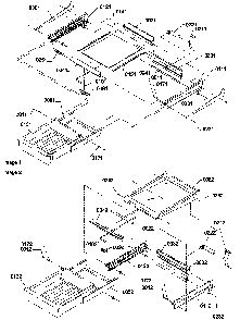 Deli Assembly Diagram and Parts List for BH20S5W-P1196503WW  Amana Refrigerator