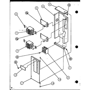 Part Location Diagram of D9840602 Whirlpool Cover breaker box