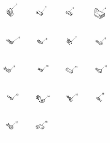 Terminals Diagram and Parts List for LGA80AL-PLGA80AL  Amana Dryer
