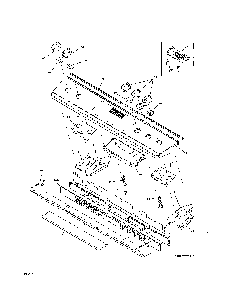 Backguard Diagram and Parts List for 79032673610  Kenmore Range