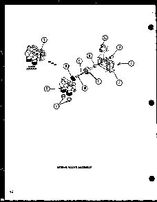 Section 5 Diagram and Parts List for LW3903W P1110506W W Amana Washer