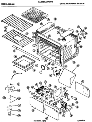 04 - Page 1 Diagram and Parts List for 776000  Maytag Microwave Oven Combo
