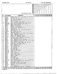 Fresh Food Compartment Page 2 Diagram and Parts List for 19274A  Admiral Refrigerator