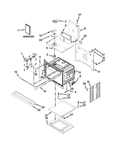 Oven Parts Diagram and Parts List for MEW9527DS00  Maytag Wall Oven