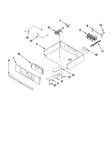Control Panel And Internal Controls Diagram and Parts List for JJW9427DDB11  Jenn-Air Wall Oven