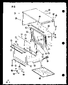 Section 2 Diagram and Parts List for CRRL-8TD P75593-2M Amana Microwave
