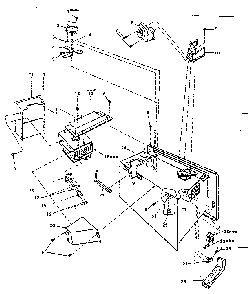 Oven Assembly Diagram and Parts List for 5629967410  Kenmore Microwave