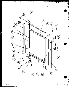 Section 3 Diagram and Parts List for TZ20QL-P1156201WL  Amana Refrigerator