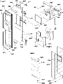 Freezer Door Diagram and Parts List for SRD526TW-P1313401WW  Amana Refrigerator