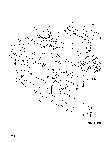 Backguard Diagram and Parts List for 79041313412  Kenmore Range