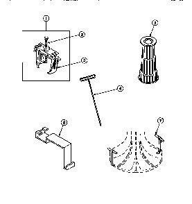 Special Tools Diagram and Parts List for LW8303W2-PLW8303W2B  Amana Washer