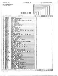 Unit Compartment/system Page 2 Diagram and Parts List for 23973A  Admiral Refrigerator
