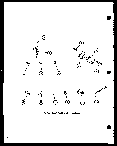 Section 7 Diagram and Parts List for LW1201 P1110510W W Amana Washer