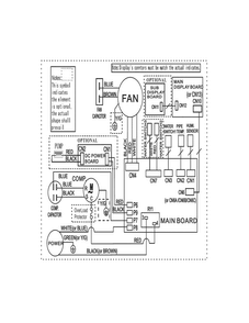 Wiring Diagram Diagram and Parts List for CDF700W13  Crosley Dehumidifier