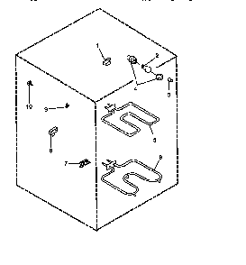 Electrical Components Diagram and Parts List for ART6600E-P1142640NE  Amana Range