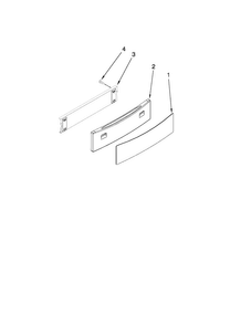 Drawer Parts Diagram and Parts List for JES9860CCS02  Jenn-Air Range