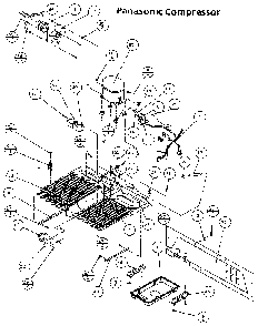 Unit Parts Diagram and Parts List for 85178-P1117103W  Amana Refrigerator