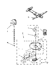 Pump, Washarm And Motor Parts Diagram and Parts List for 66514752N510  Kenmore Dishwasher