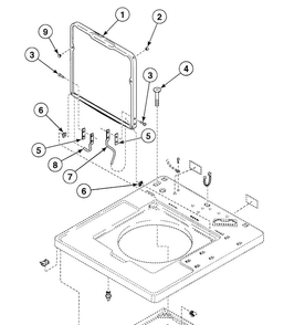 Part Location Diagram of 201760WP Maytag Lid