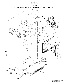 Cabinet Diagram and Parts List for 25360413715  Kenmore Refrigerator