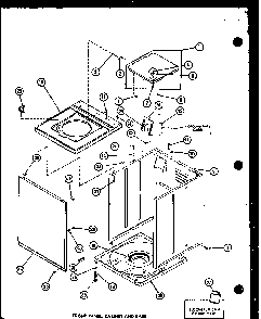 Section 15 Diagram and Parts List for LW1502 P7762132W W Amana Washer