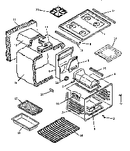 Part Location Diagram of RC231002 Whirlpool DISCONTINUED