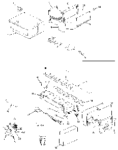 Ice Maker & Bin Diagram and Parts List for JRSD246B MAQ81A Jenn-Air Refrigerator