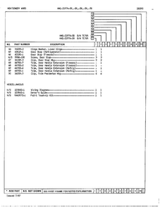 Doors/misc Page 3 Diagram and Parts List for 21974A  Admiral Refrigerator