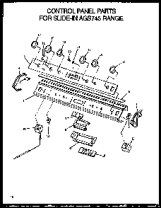 Part Location Diagram of 0306433 Whirlpool End cap l. h.