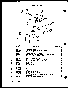 Add On Ice Maker Diagram and Parts List for SLI22F1-L-P7700009WL  Amana Refrigerator