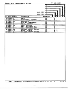 Unit Compartment And System Page 3 Diagram and Parts List for 641440  Admiral Refrigerator
