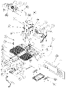 Machine Compartment Diagram and Parts List for 36511-P1121603W  Amana Refrigerator