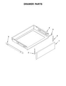 Part Location Diagram of W11028246 Whirlpool PANEL-DRWR