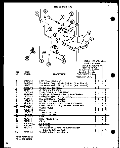 Section 10 Diagram and Parts List for BR-20H-P7680808W  Amana Refrigerator