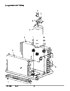 Compressor And Tubing Diagram and Parts List for AC07087M1D P1225013R Amana Air Conditioner
