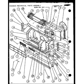 Diagram 2 Diagram and Parts List for PTC07300ER P9812501R Amana Air Conditioner