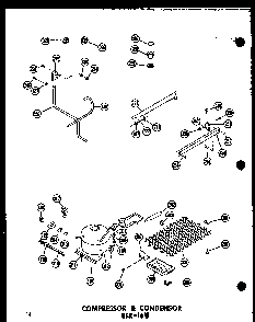 Section 10 Diagram and Parts List for ESRF-16W-AG-P60303-52WG  Amana Refrigerator