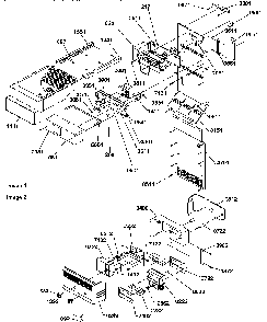 Ice Maker/control Assy Diagram and Parts List for SRD327S3L-P1307104WL  Amana Refrigerator
