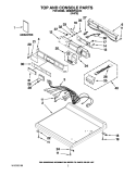 Part Location Diagram of W10313706 Whirlpool INSTALLATION INSTRUCTIONS, CAR