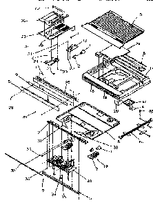 Divider Block Diagram and Parts List for TR21S4L-P1196102WL  Amana Refrigerator